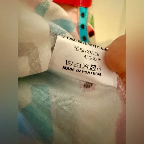 VILAGALLO POLINE IKAT MULTICOLOR Button Down Blouse NWT Size 42 - Picture 5 of 8